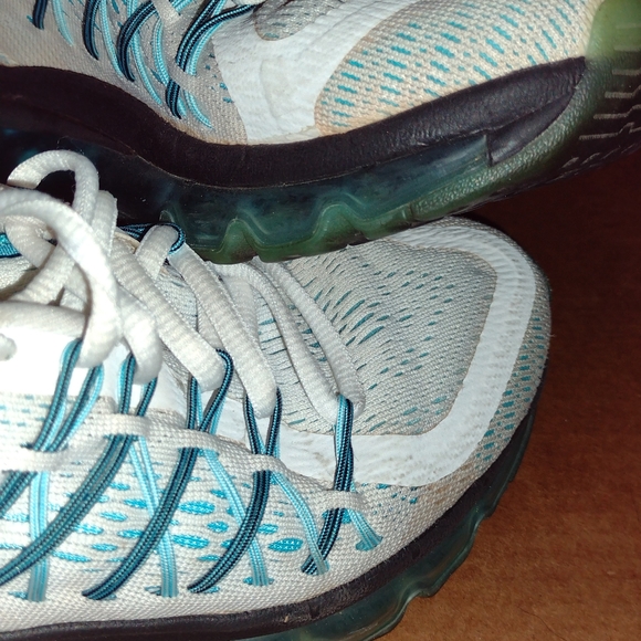 Nike Air Max Clear Water Running Sneakers White Shoes 698903-104 Womens Size-5.5 - Picture 11 of 12